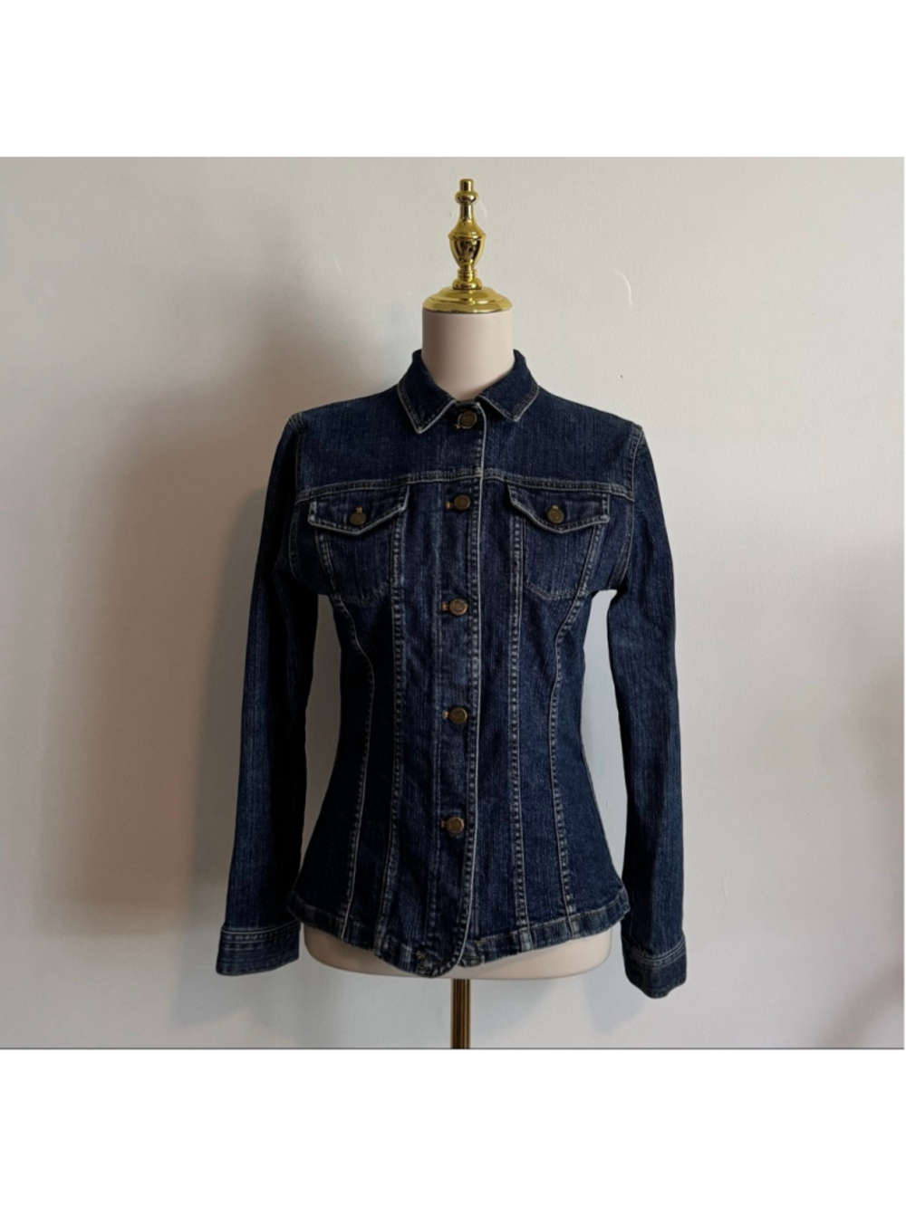 Women's Jones Sport Blue Denim Jean Jacket S